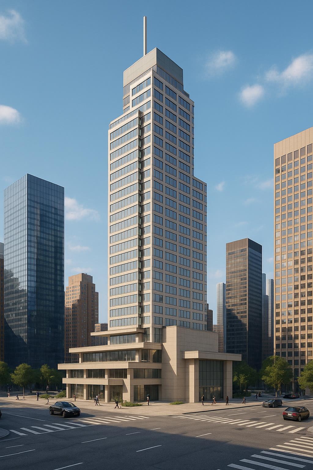 3D Commercial Exterior Rendering