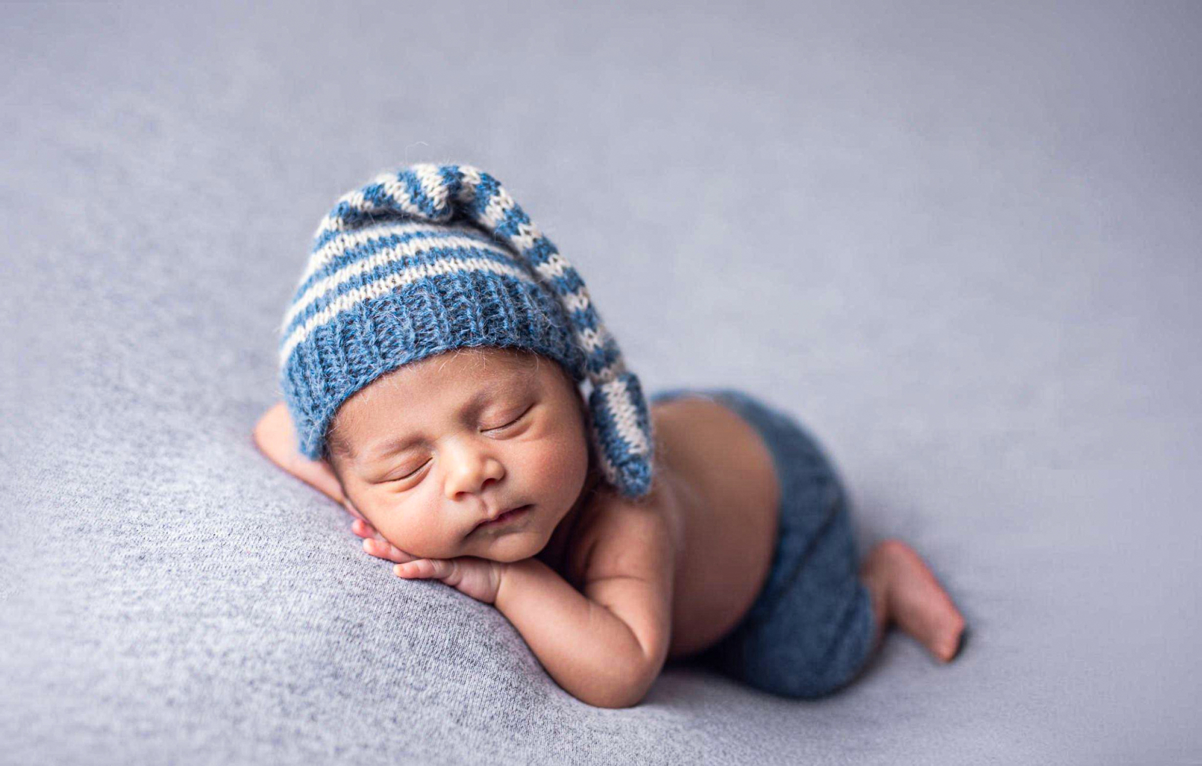 Baby with Parents Retouching