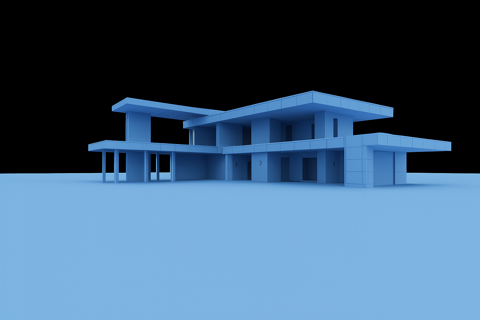 3D Residential Exterior Rendering